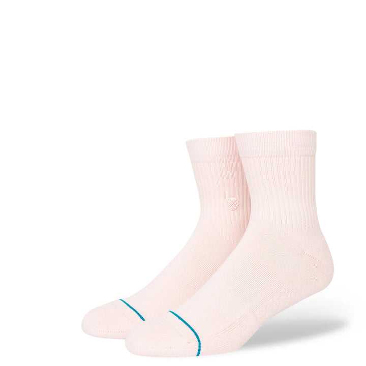 ICON QUARTER SOCKS PINK