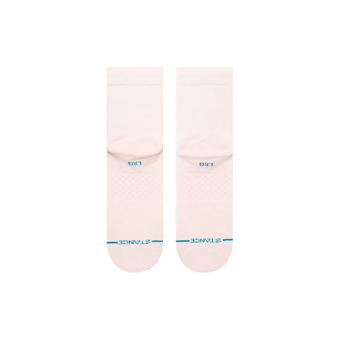 ICON QUARTER SOCKS PINK