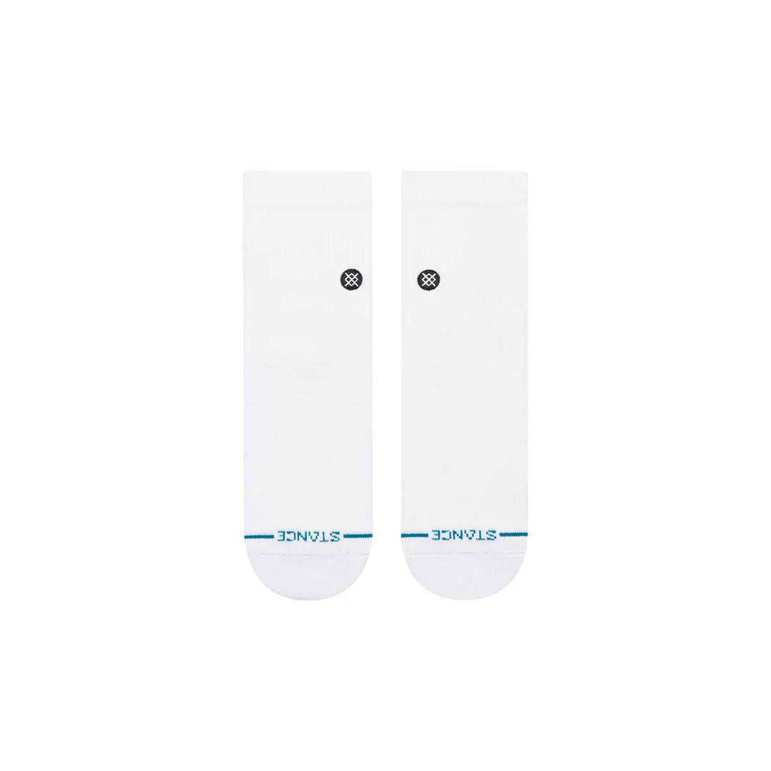 ICON QUARTER SOCKS WHITE