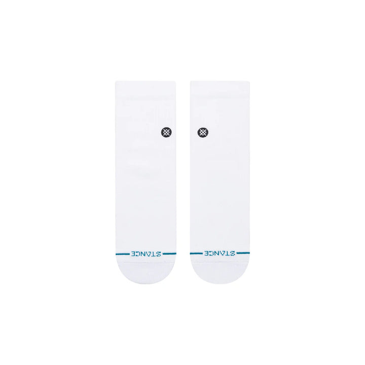 ICON QUARTER SOCKS WHITE