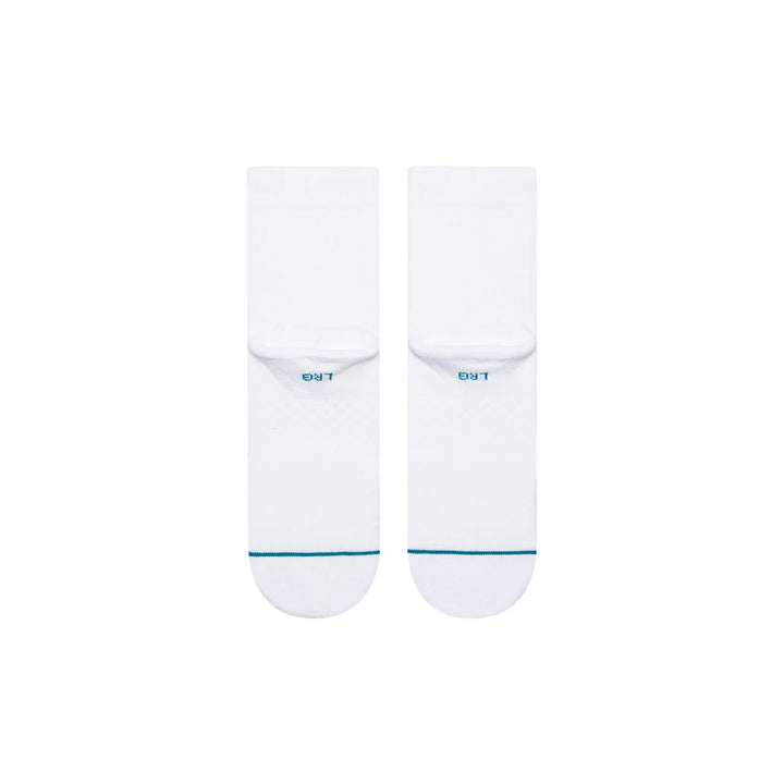 ICON QUARTER SOCKS WHITE