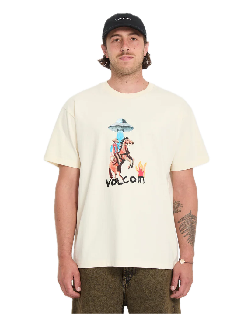 Volcom Micky Mason Tee Dirty White Front