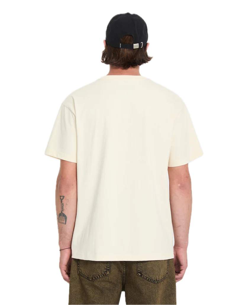 Volcom Micky Mason Tee Dirty White Back