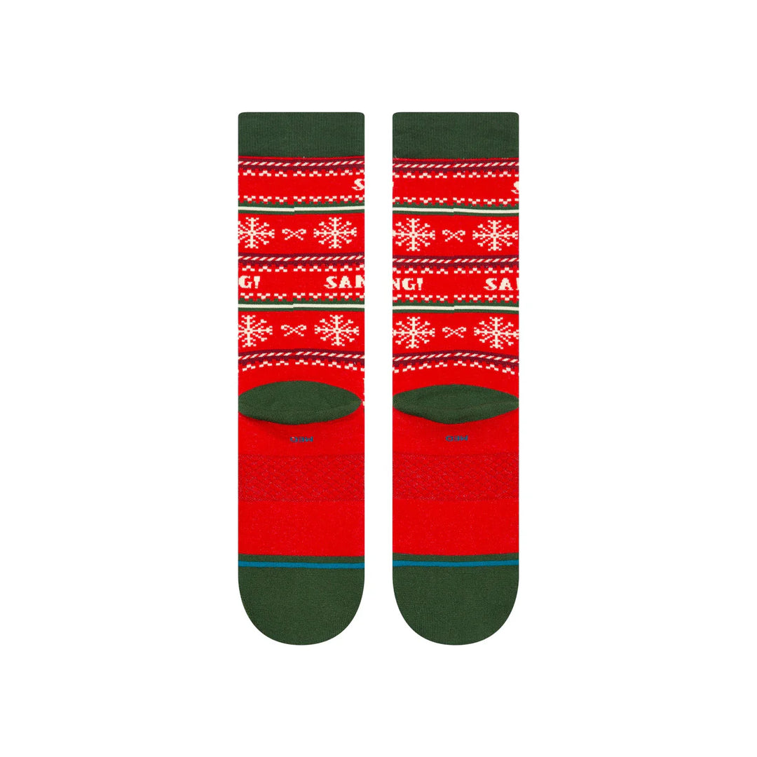 I KNOW HIM SOCK RED