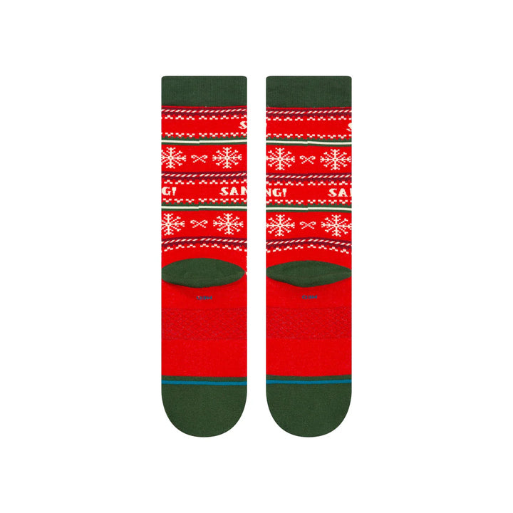 I KNOW HIM SOCK RED