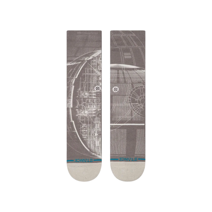 DEATH STAR SOCKS GREY