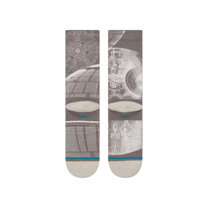 DEATH STAR SOCKS GREY