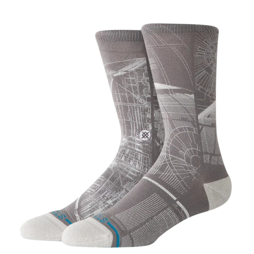 DEATH STAR SOCKS GREY