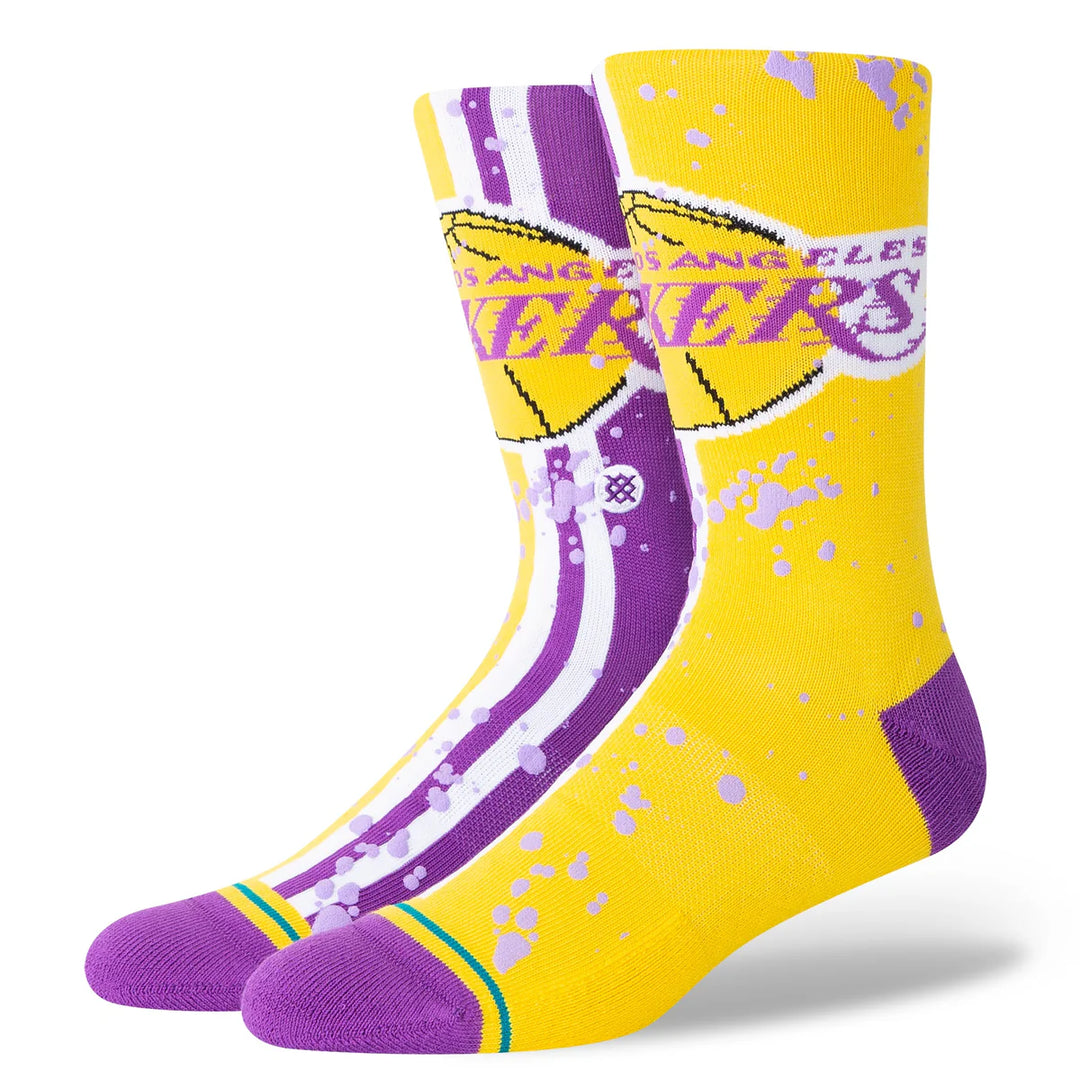 LAKERS ST CREW SOCKS PURPLE