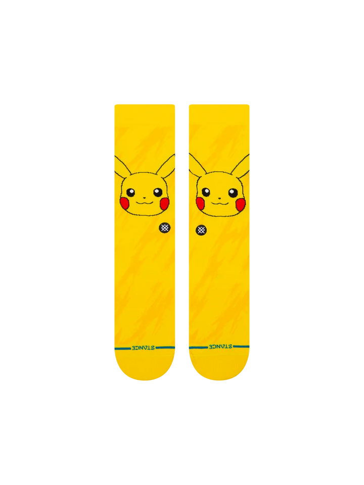 PIKACHU BOLT SOCKS YELLOW