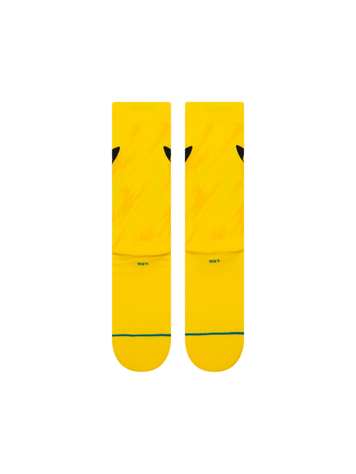 PIKACHU BOLT SOCKS YELLOW