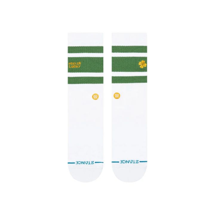 FEELIN LUCKY CREW SOCKS GREEN