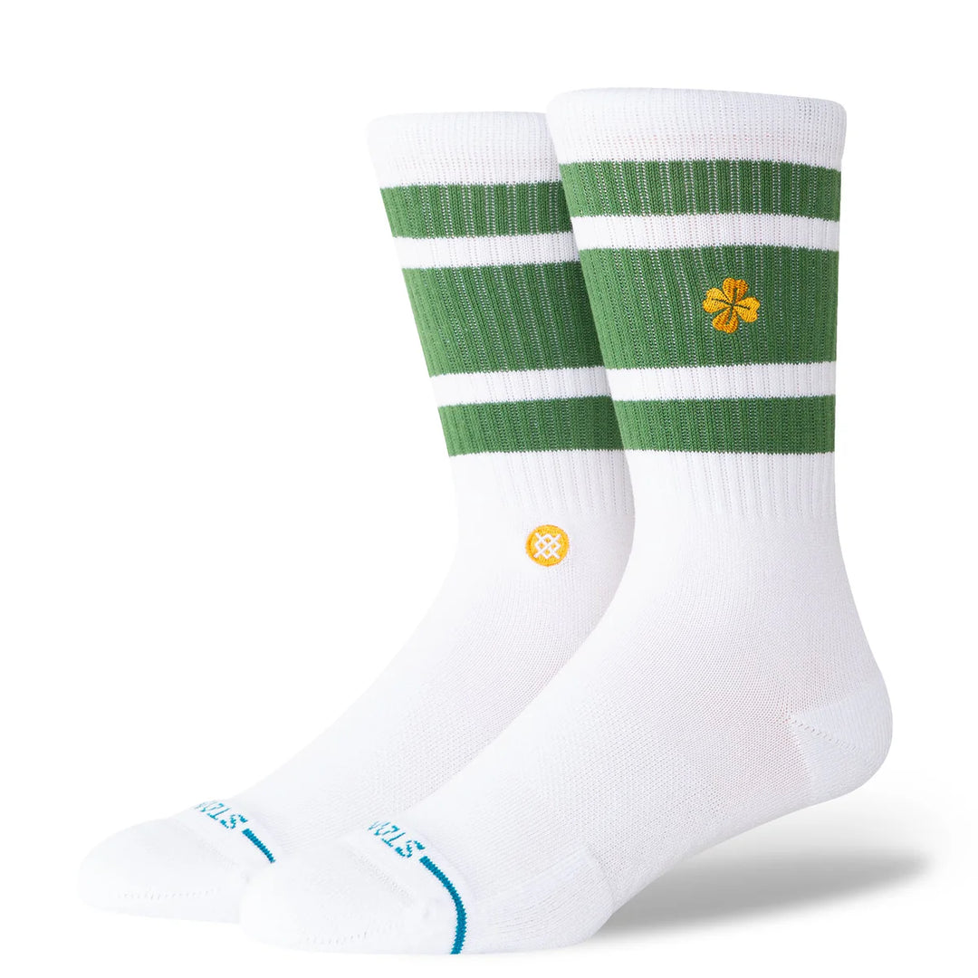 FEELIN LUCKY CREW SOCKS GREEN
