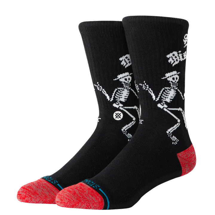 SKELLY DANCING CREW SOCK BLACK