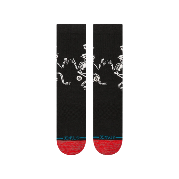 SKELLY DANCING CREW SOCK BLACK
