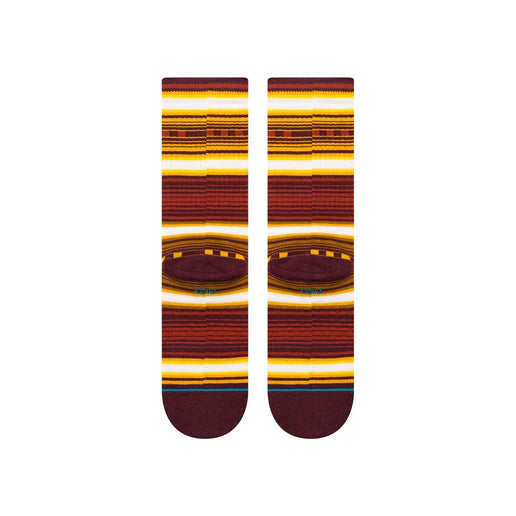 WINDY PINE CREW SOCKS RUST