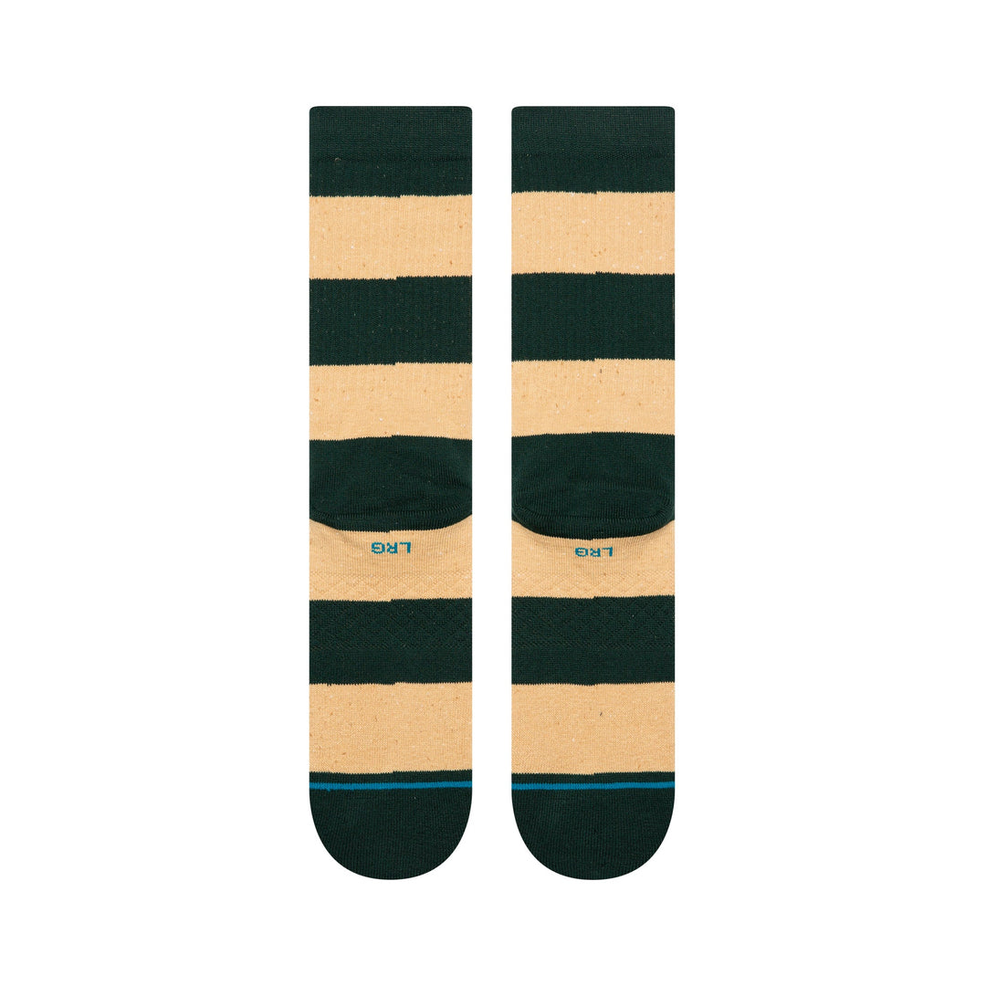 NEP STRIPE CREW SOCKS PINE