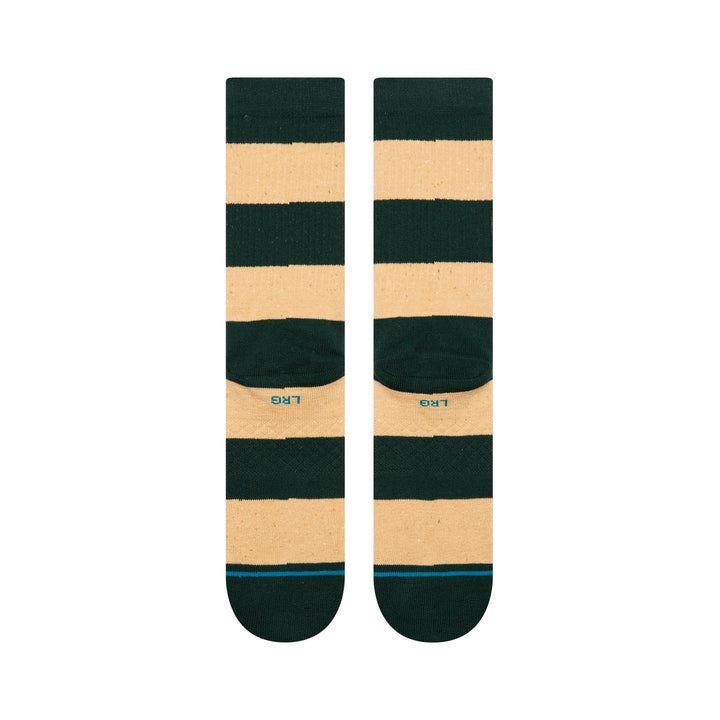NEP STRIPE CREW SOCKS PINE