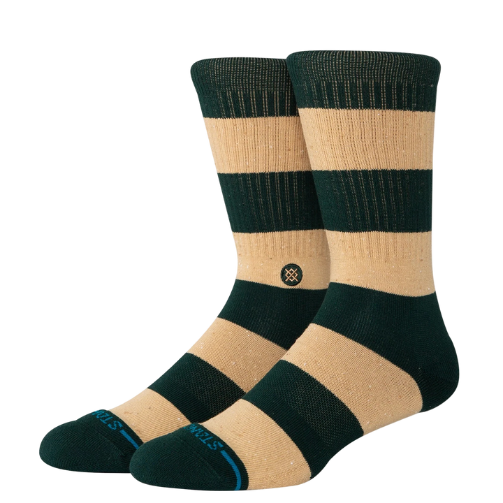 NEP STRIPE CREW SOCKS PINE