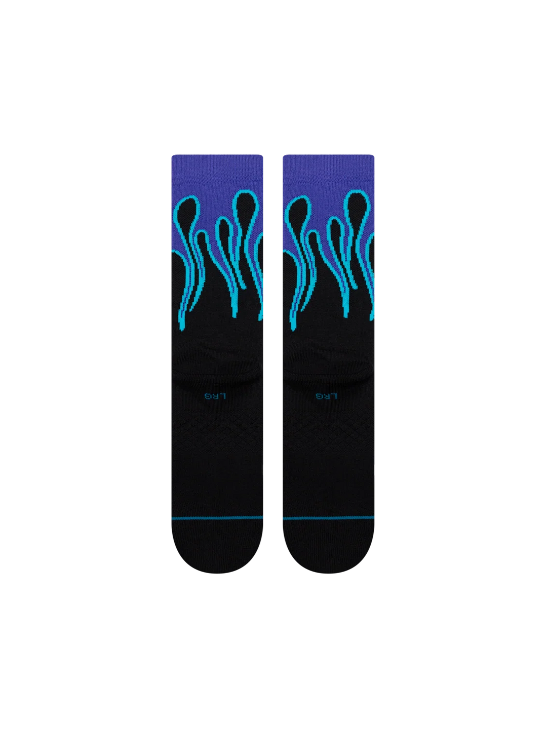 AMETHYST CREW SOCKS BLACK