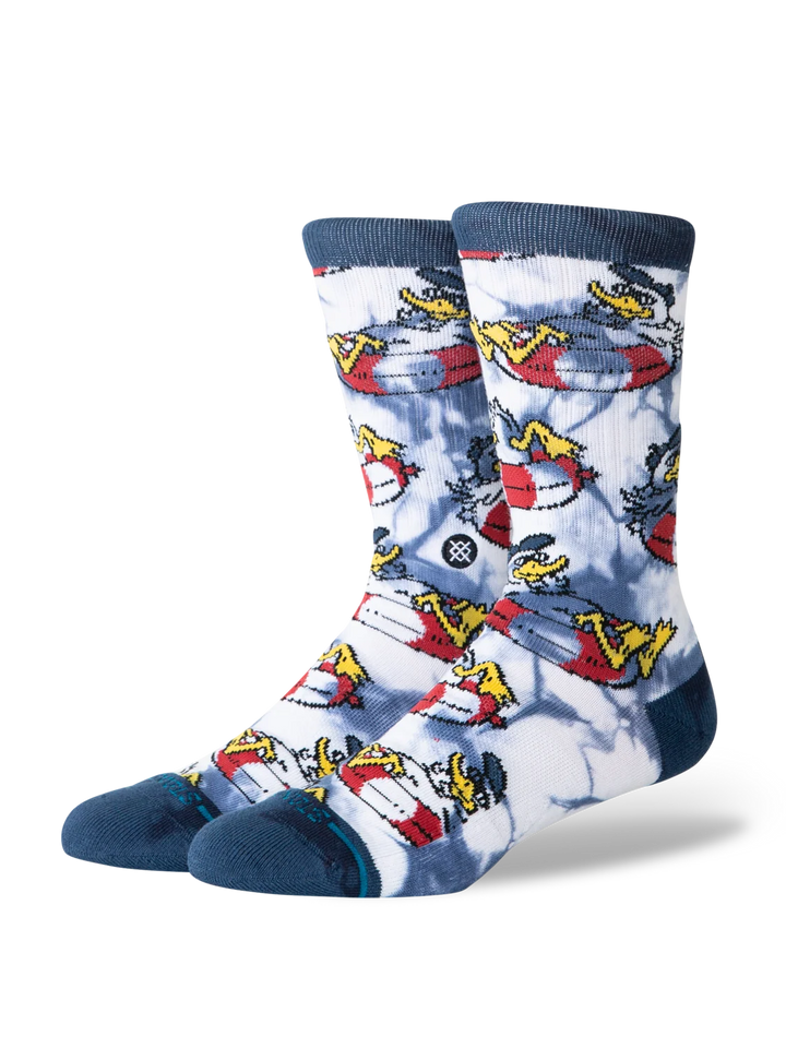 LAZY DUCK CREW SOCKS BLUE