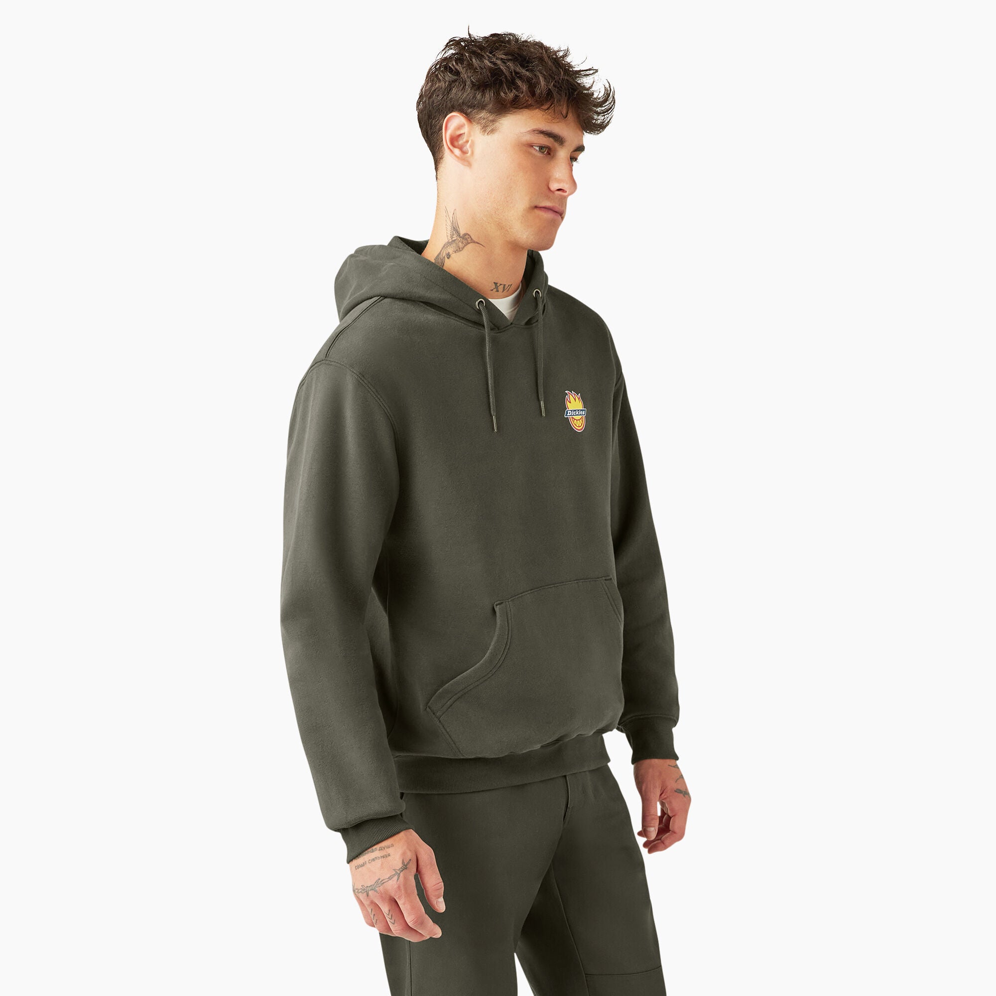 DICKIES X SPITFIRE HOODIE OLIVE