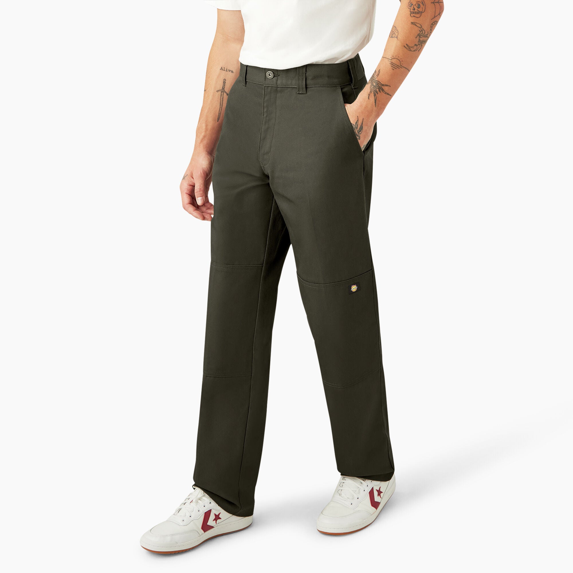 DICKIES X SPITFIRE DOUBLE KNEE PANT OLIVE