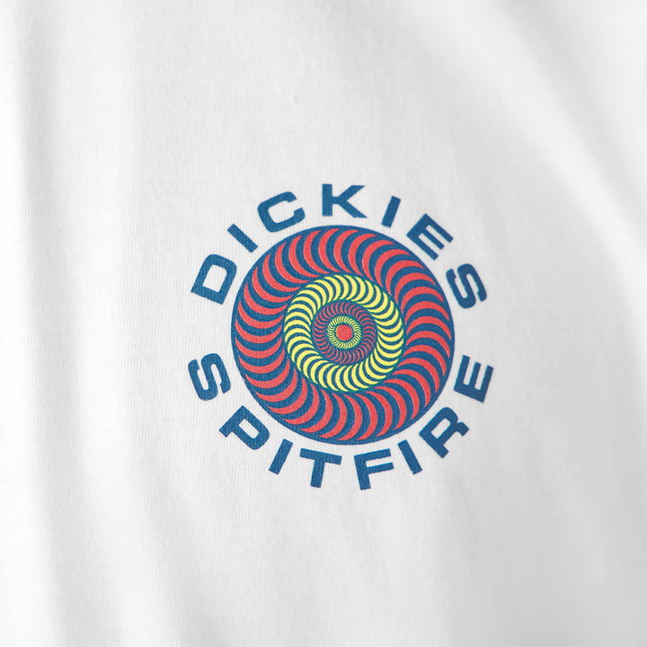 DICKIES X SPITFIRE TEE WHITE