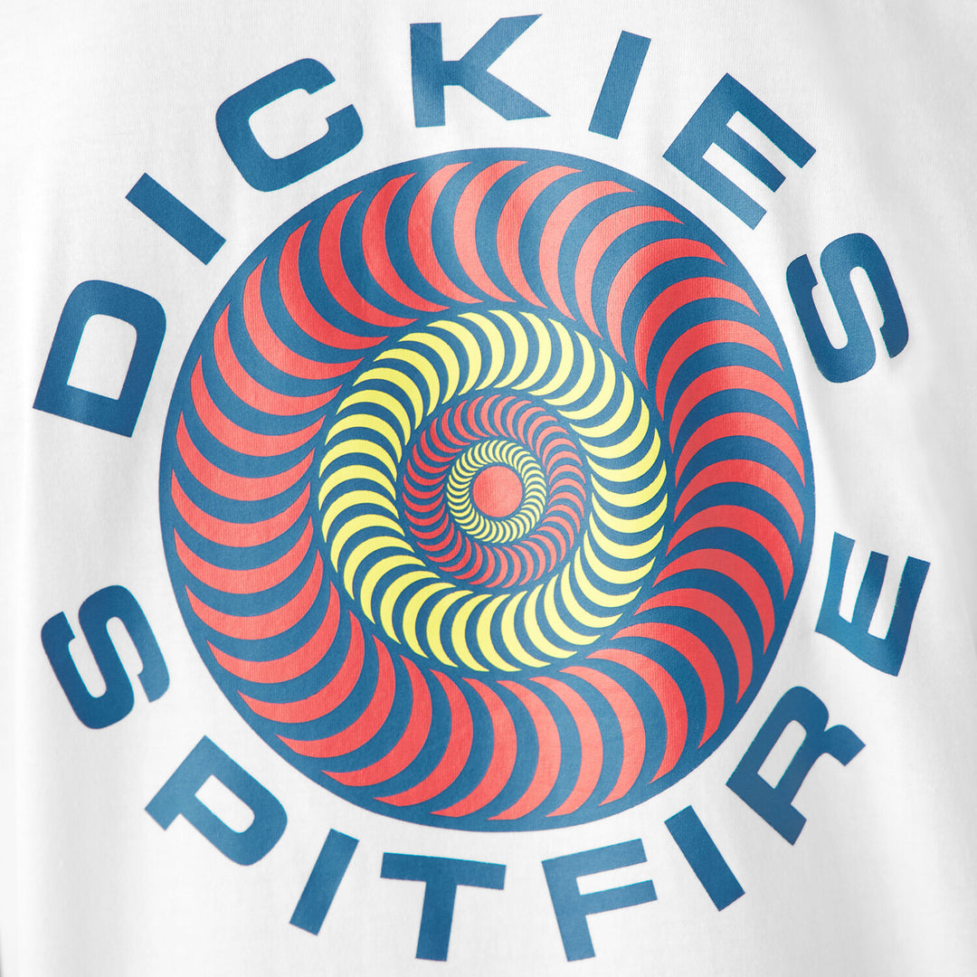 DICKIES X SPITFIRE TEE WHITE