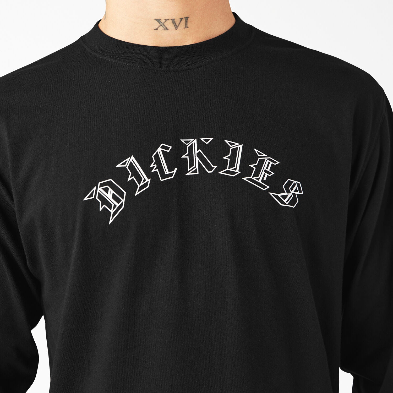 DICKIES X SPITFIRE LONGSLEEVE TEE BLACK