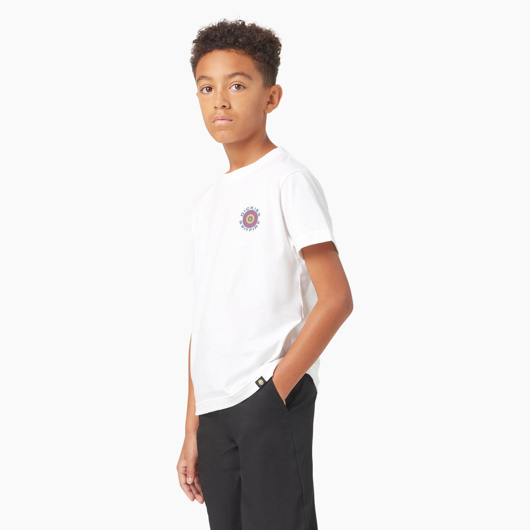 KIDS DICKIES X SPITFIRE TEE WHITE