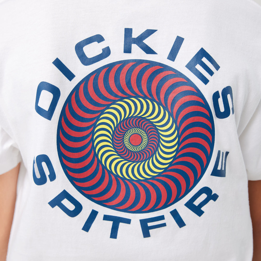 KIDS DICKIES X SPITFIRE TEE WHITE