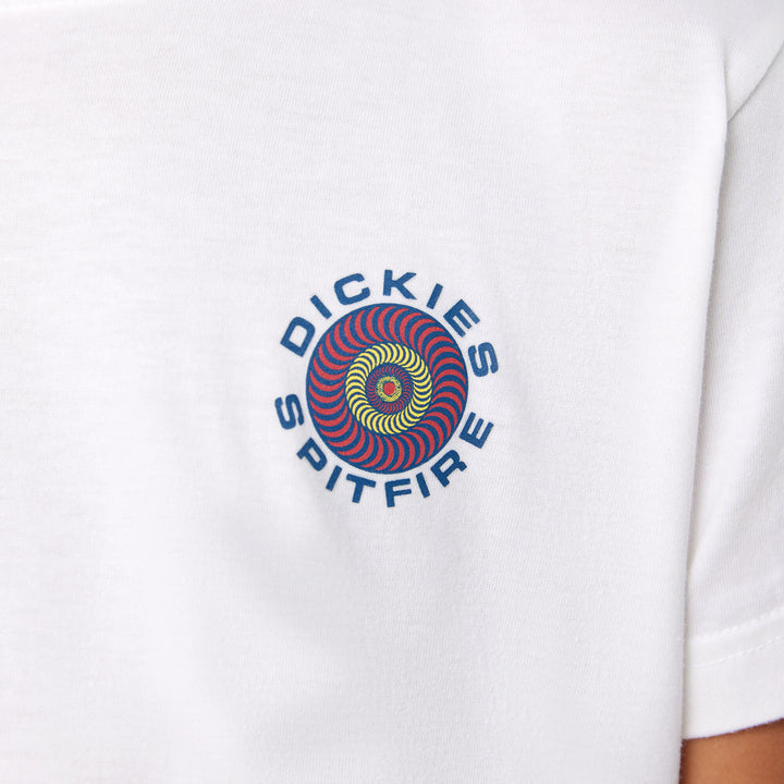 KIDS DICKIES X SPITFIRE TEE WHITE