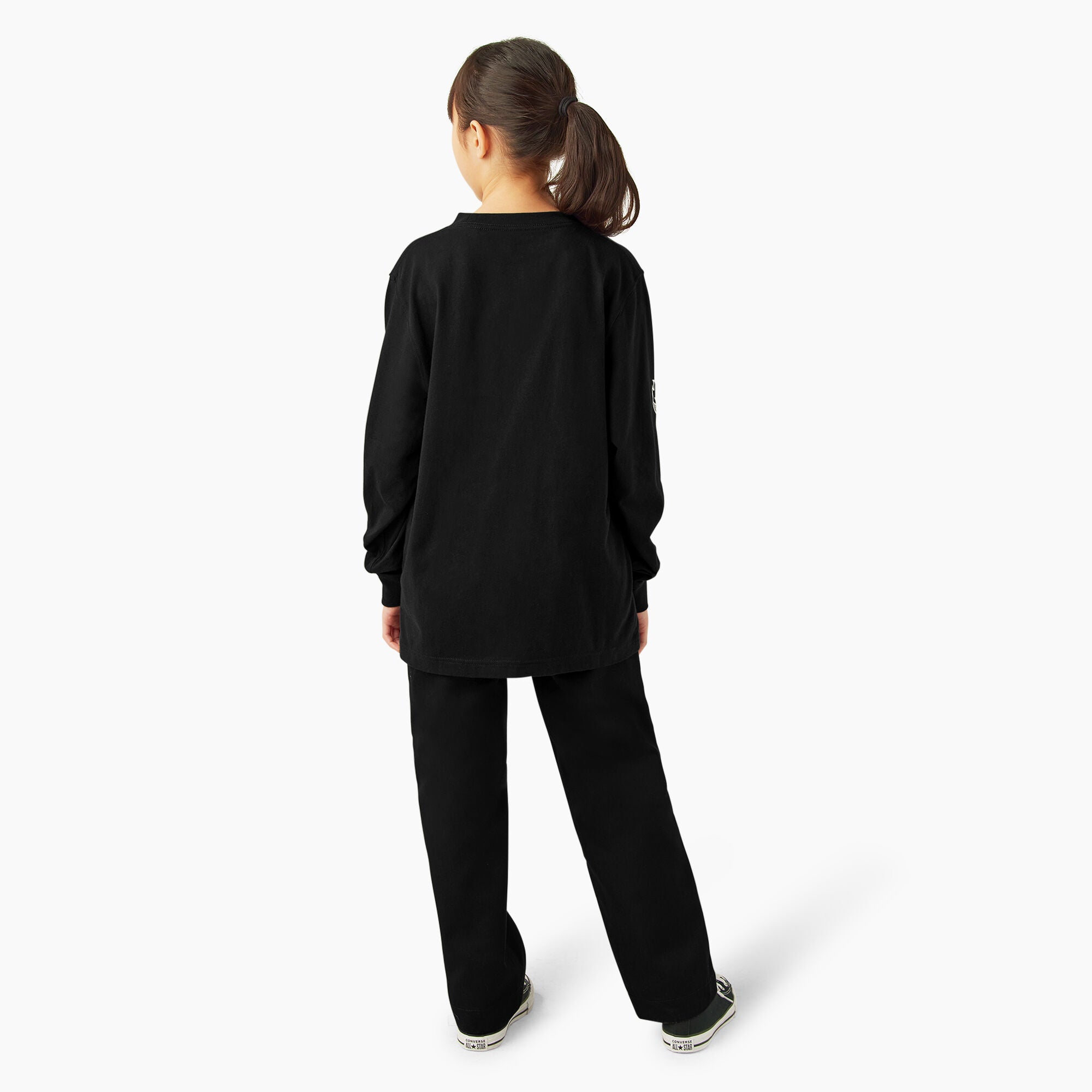 KIDS DICKIES X SPITFIRE LONGSLEEVE TEE BLACK