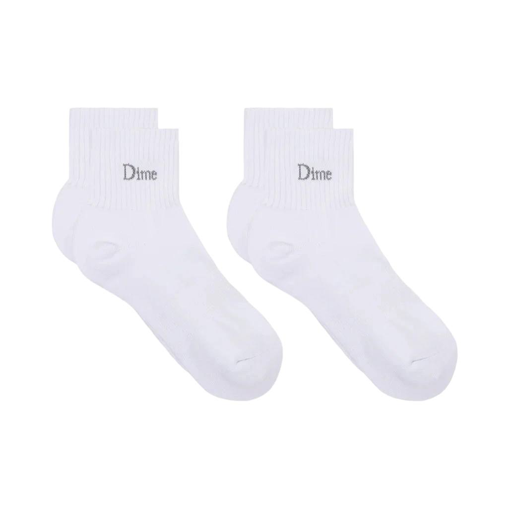 CLASSIC 2 PACK SOCKS WHITE