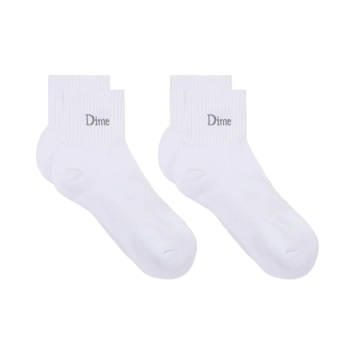 CLASSIC 2 PACK SOCKS WHITE