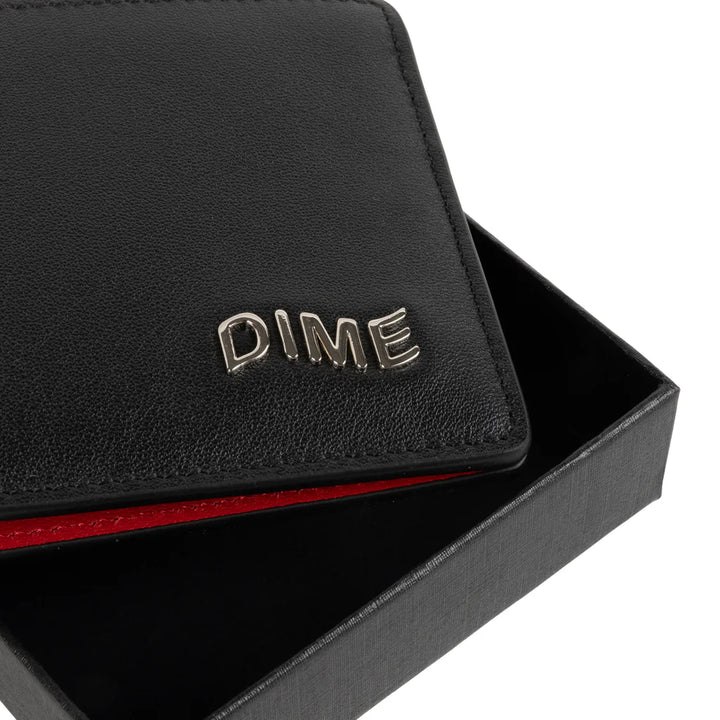 LEATHER BIFOLD WALLET BLACK CHERRY