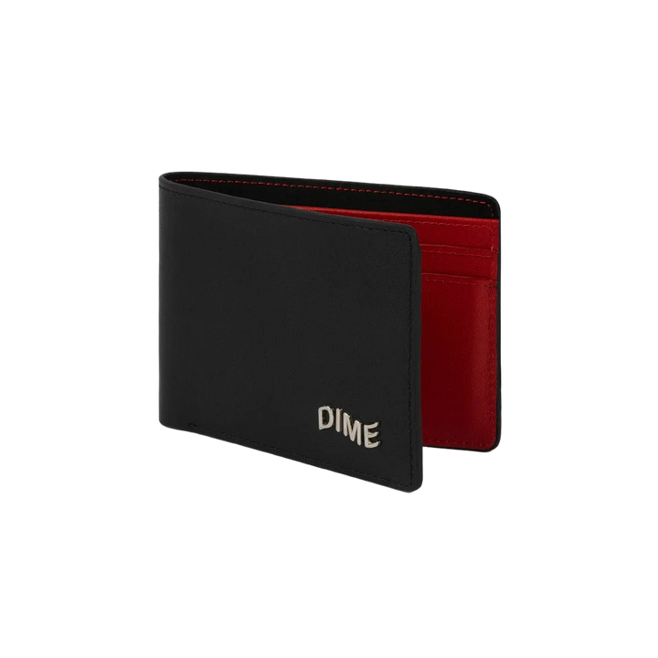 LEATHER BIFOLD WALLET BLACK CHERRY