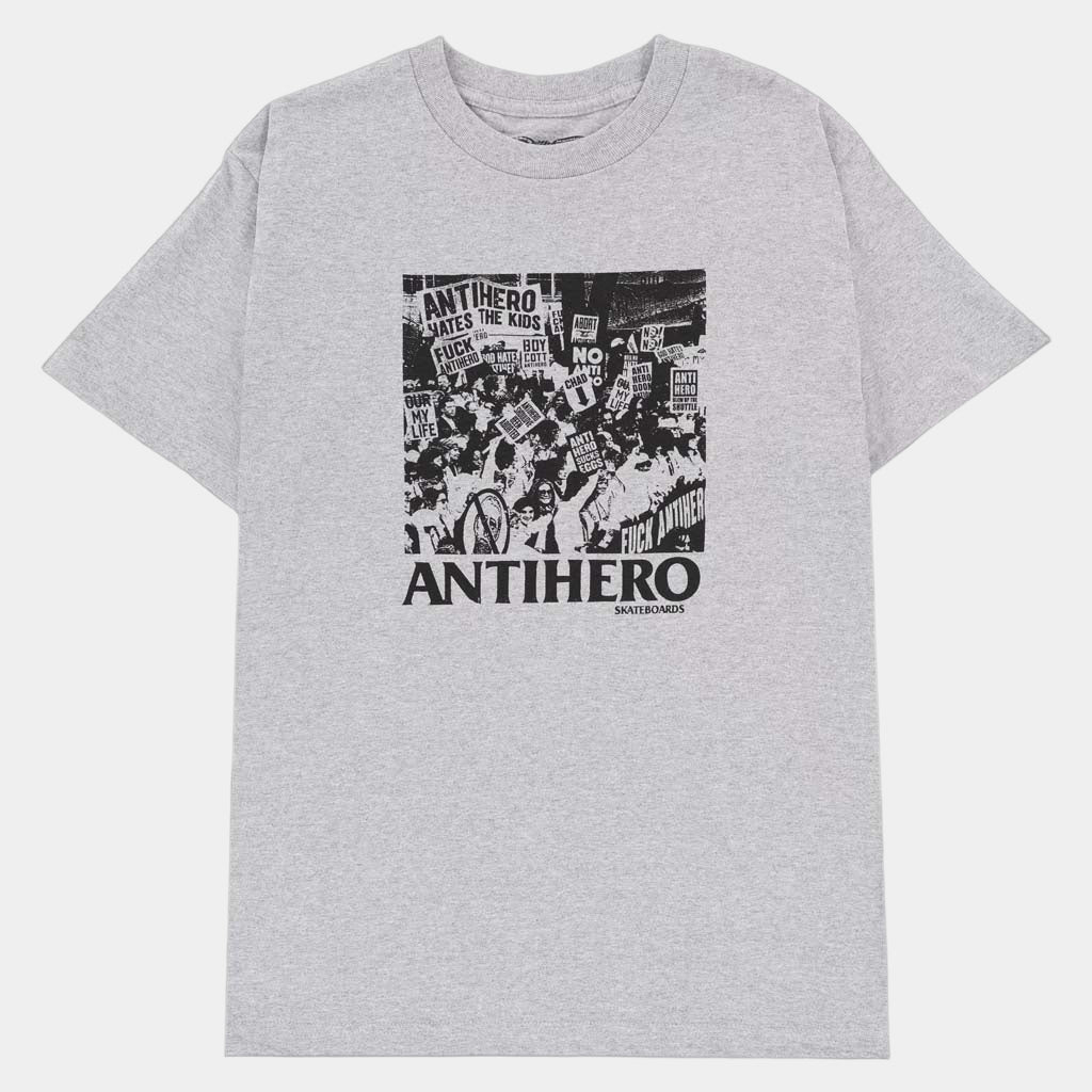 HERO SUCKS TEE GREY