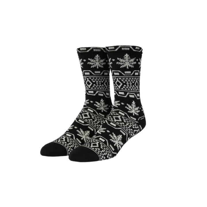 APRES PLANTLIFE CREW SOCKS BLACK