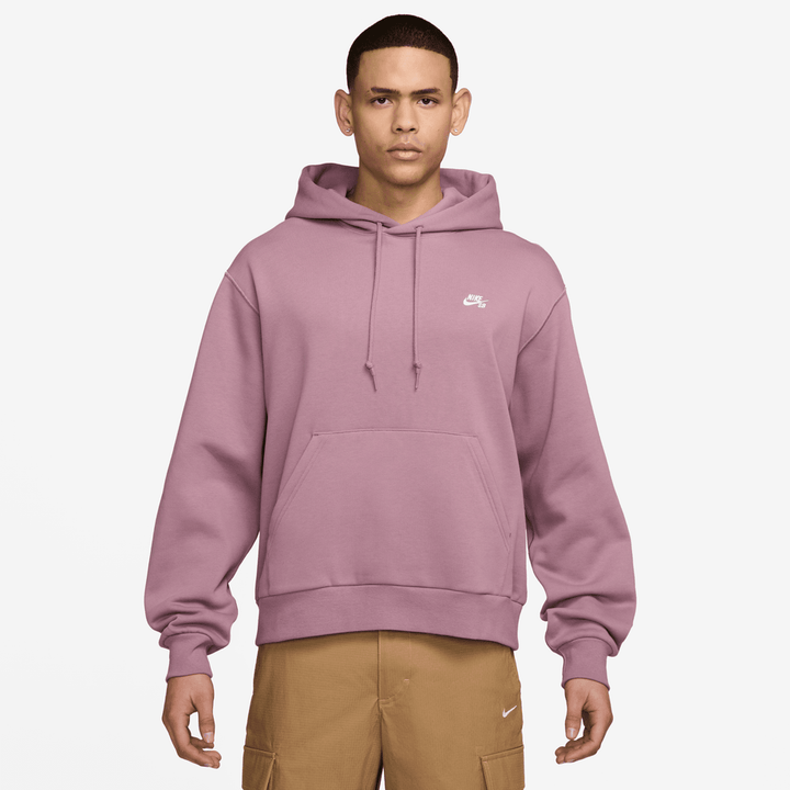 ESSENTIALS FLEECE HOODIE PLUM DUST