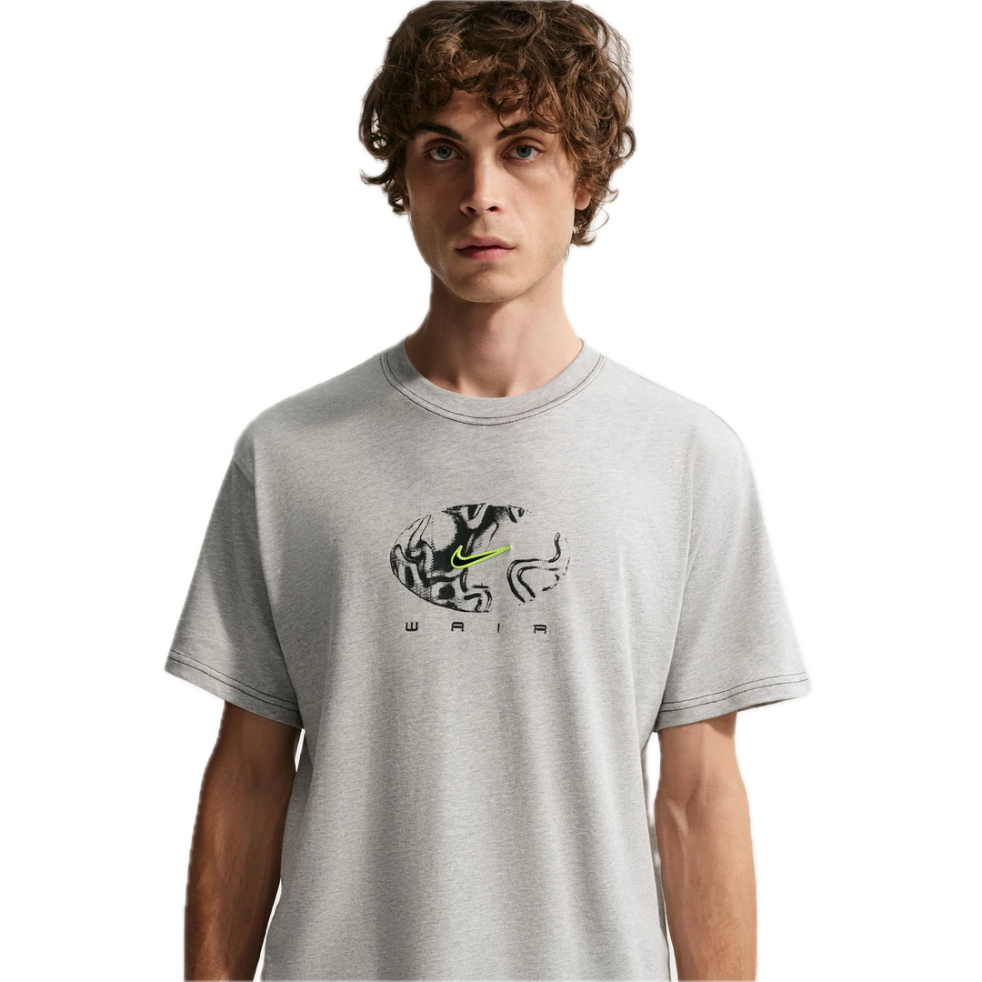 ISHOD WAIR NEON STITCH TEE GREY DETAIL