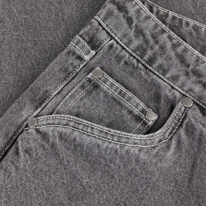 BAGGY WINK DENIM PANTS FADED BLACK