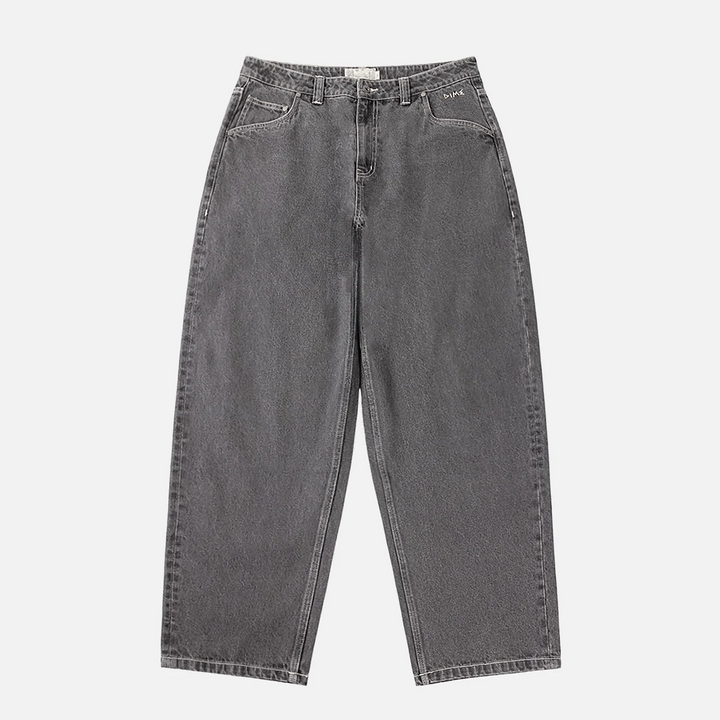 BAGGY WINK DENIM PANTS FADED BLACK