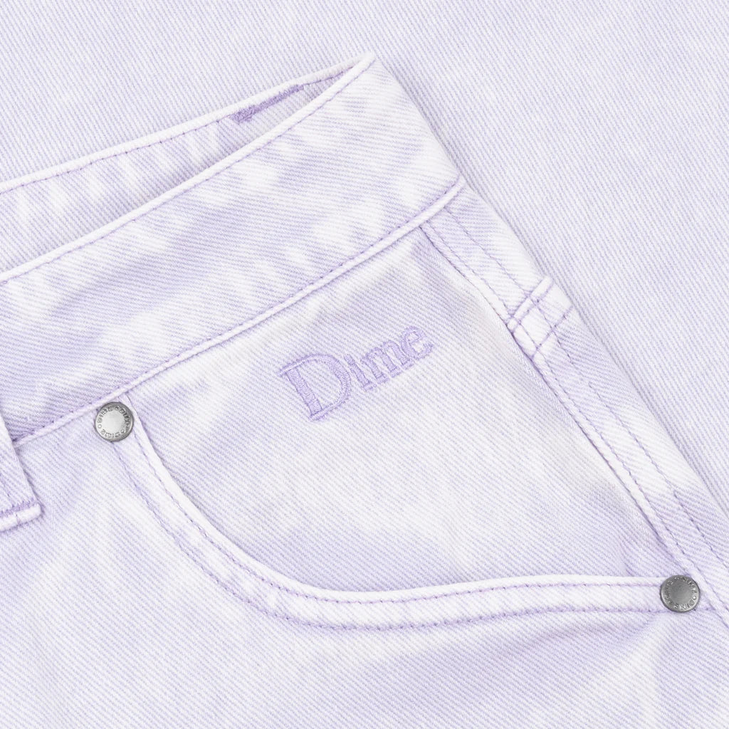 CLASSIC BAGGY DENIM PANT STONE LILAC