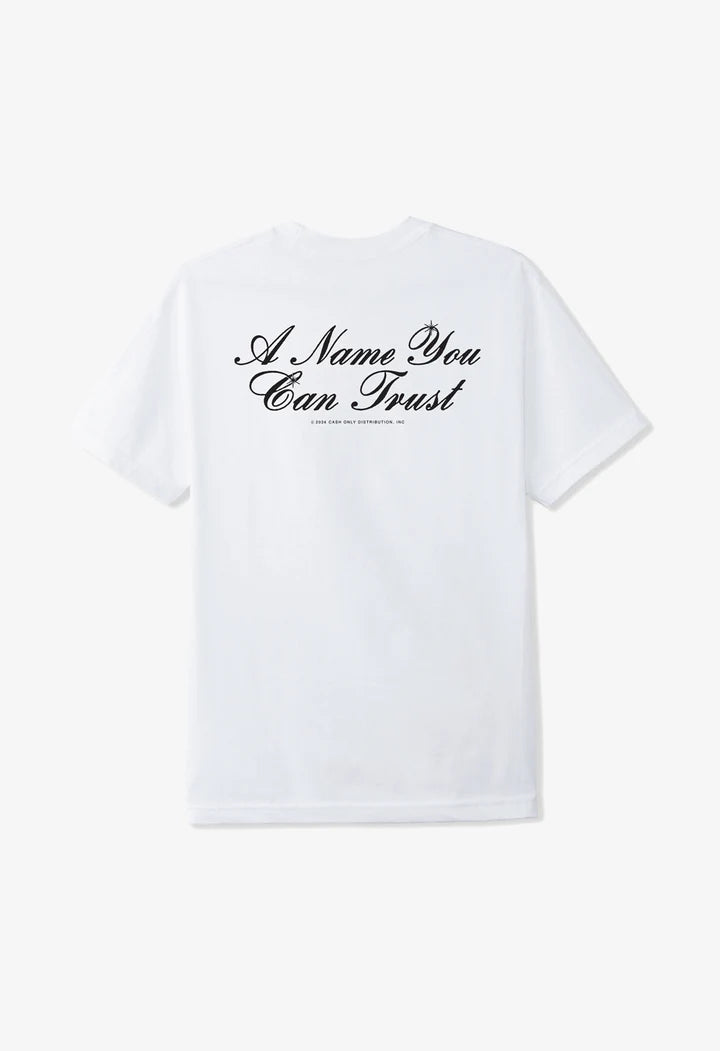 BANK TEE WHITE