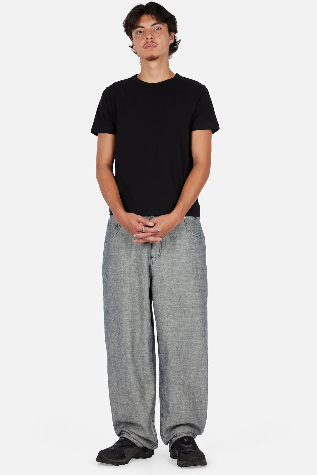 BAGGY DENIM PANTS REVERSED INDIGO