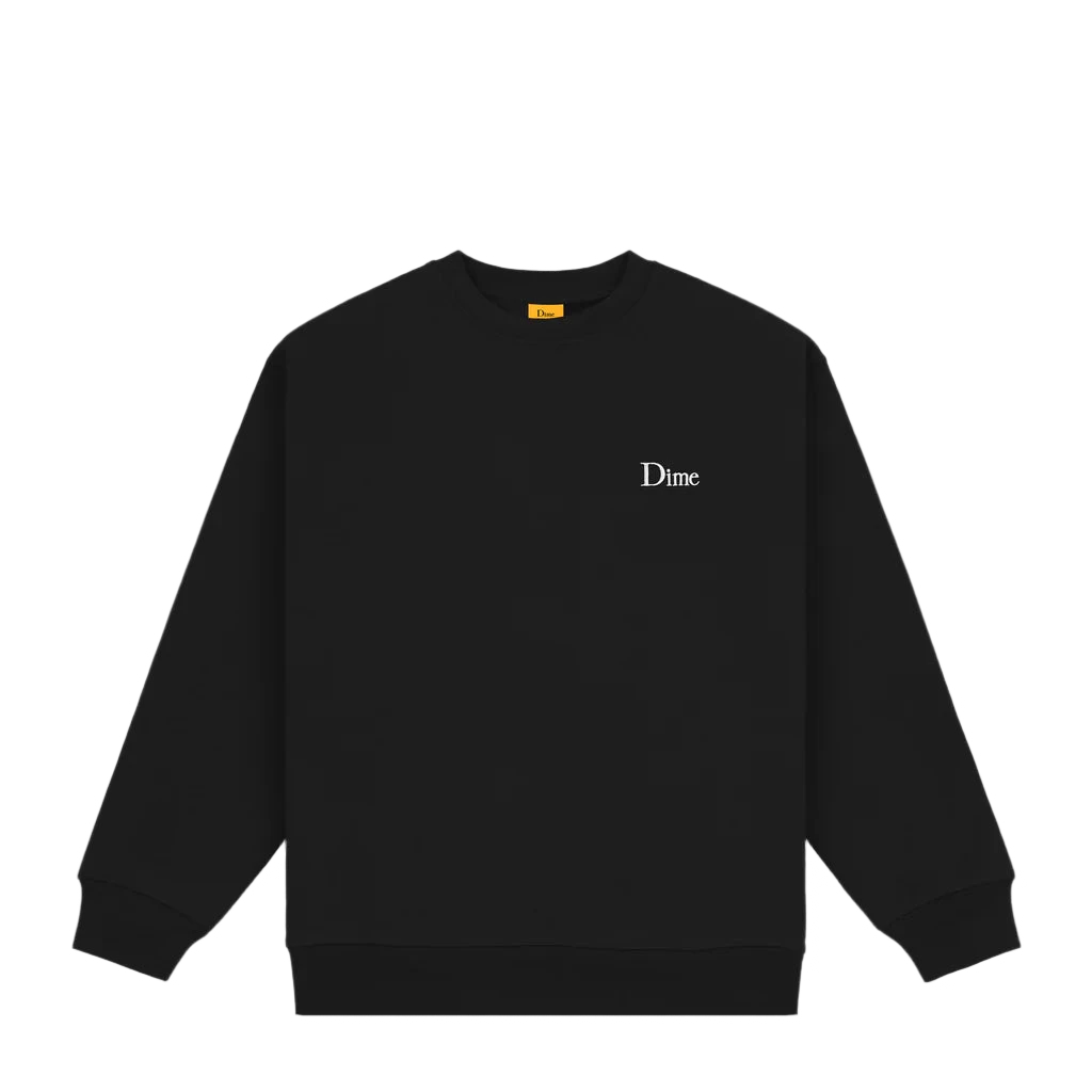 CLASSIC SMALL LOGO CREWNECK BLACK