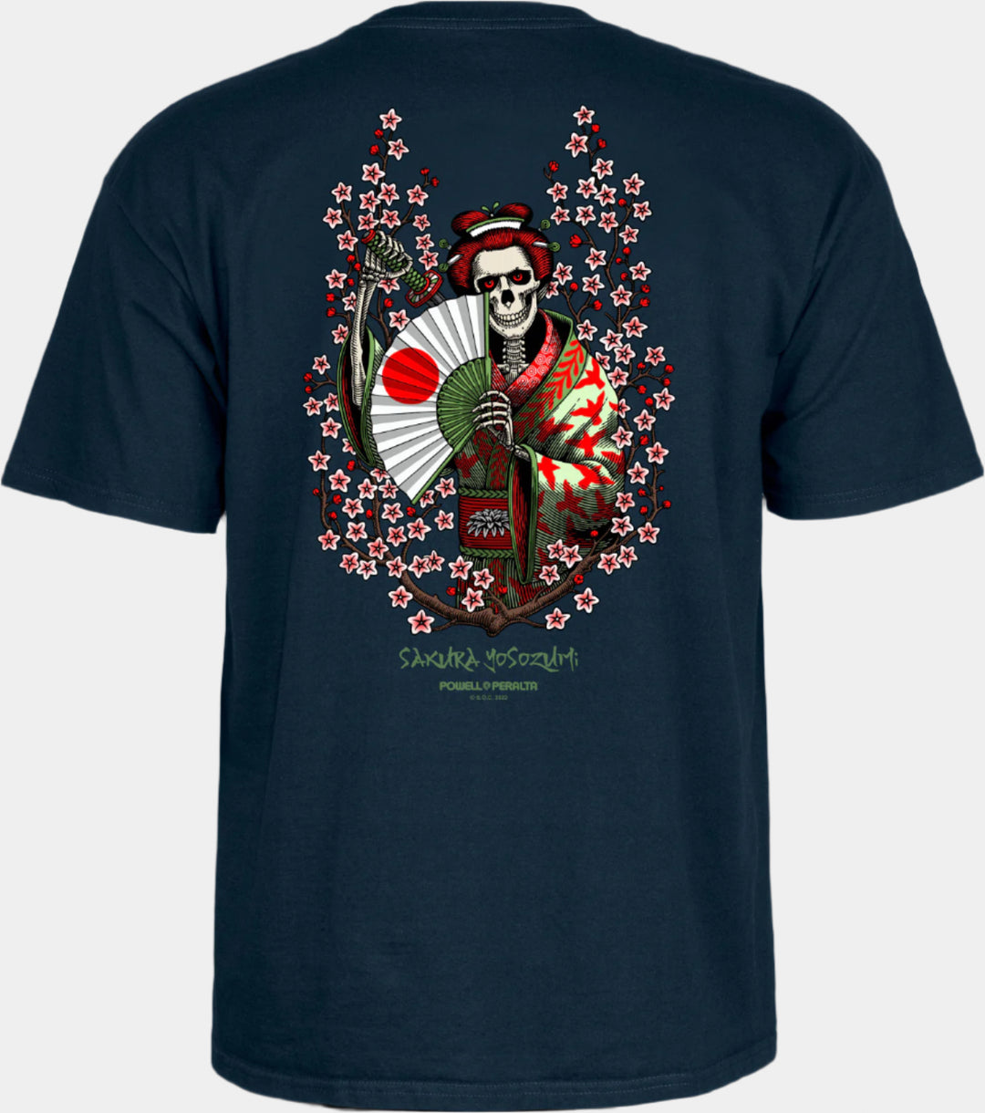 SAKURA YOSOZUMI TEE NAVY
