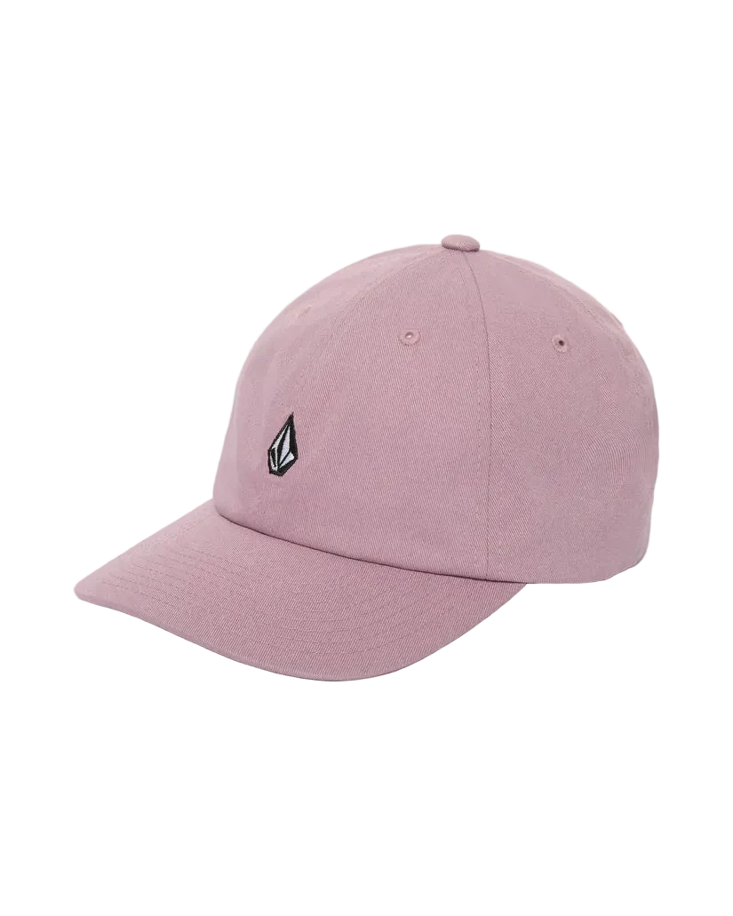 Pink cap with a logo 